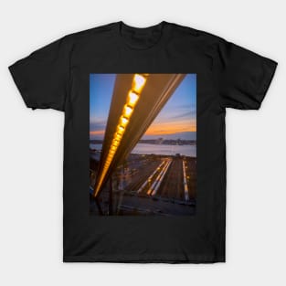 The Vessel Sunset Sky Hudson Yards Manhattan NYC T-Shirt